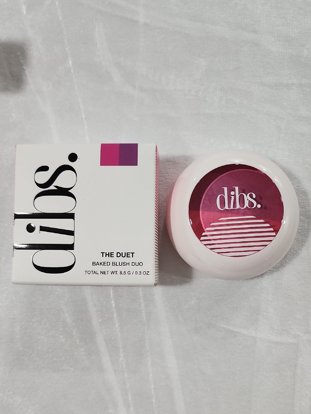 DIBS. The Duet Baked Blush Duo. VIP pink.